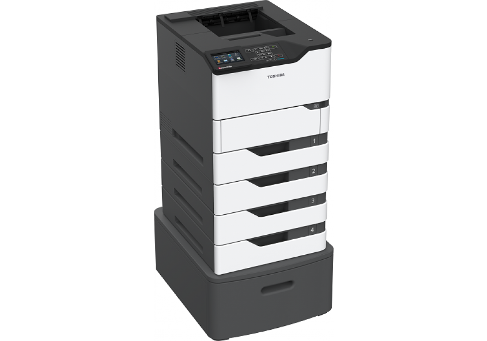 3 eS528P + 3x 550 Sheet Tray + Swivel Cabinet Right low res